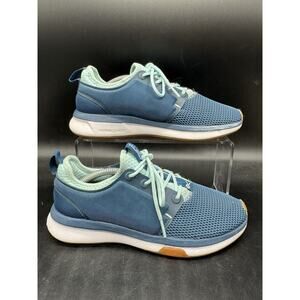 Kuru Atom Cloud Women's 7 Blue Plantar Fasciitis Walking Shoe Athletic Sneaker